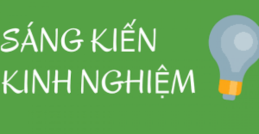 Danh mục sáng kiến kinh nghiệm năm 2020